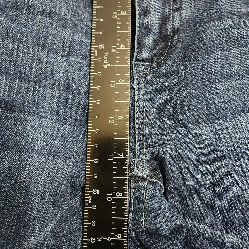 WHBM Women 2 Dark Wash Low Rise Bootcut Jeans